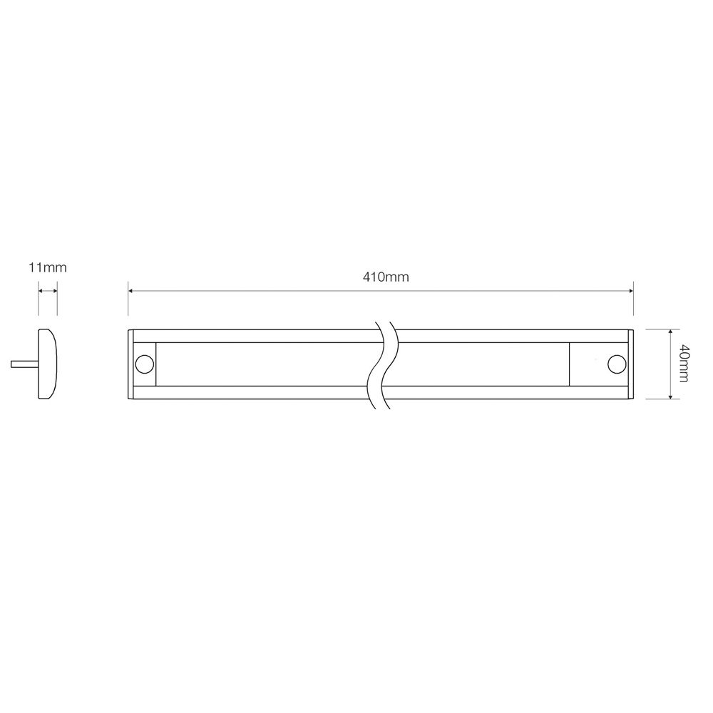 LED-innerbelysning med beröringsbrytare 12 V