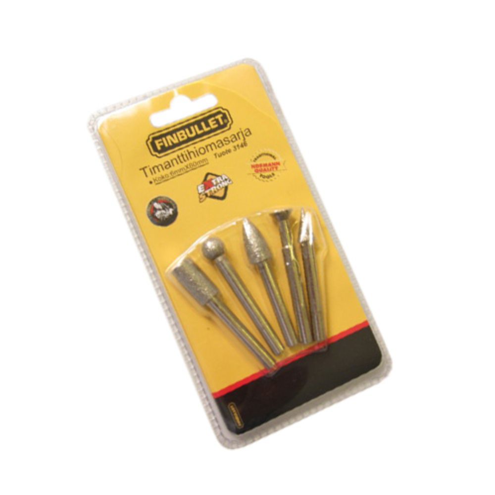 Teemantlihvimiskomplekt puurile 5 osa