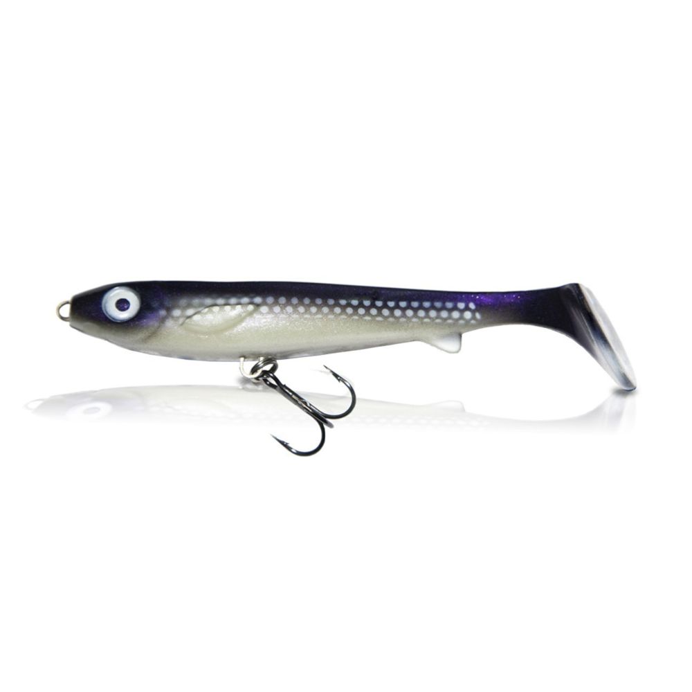 Flatnose Shad 12cm med Rigg 3 st. Transparent Perch