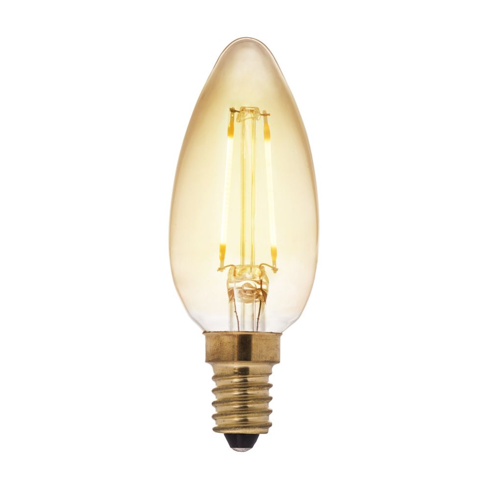 Airam antique LED-lühterlamp, E14, 2,5 W, 2200 K, 225 lm