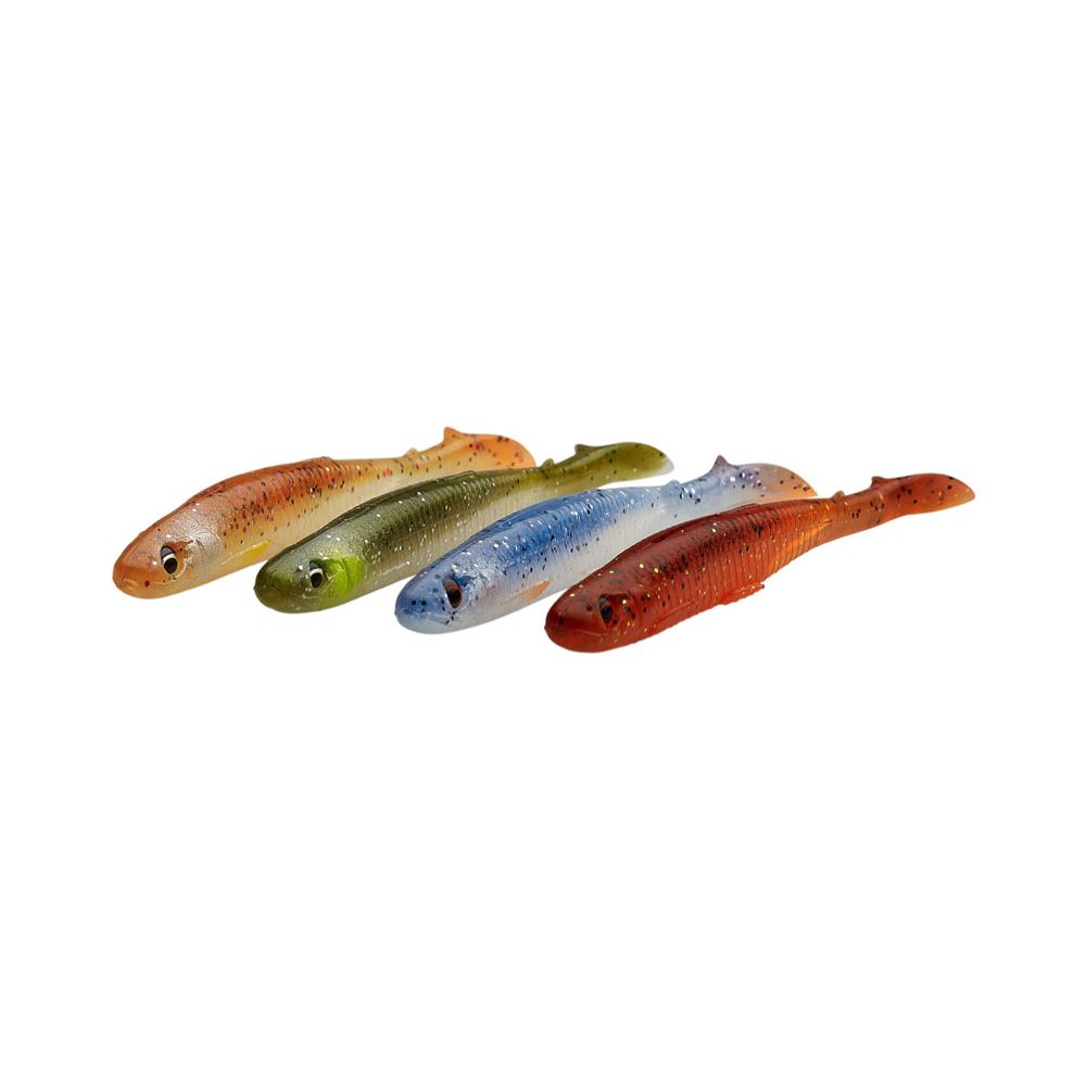 Savage Gear Slender Scoop jigi 9 cm Clear Water Mix 4 kpl