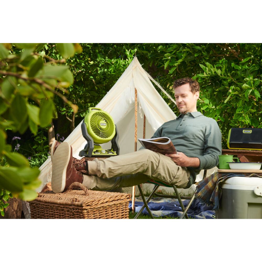 Ryobi ONE+ fläkt RF18-0 utan batteri