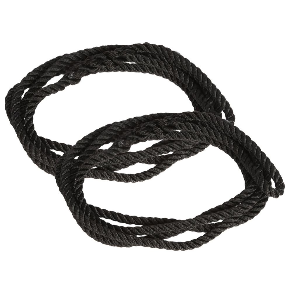 Naviquest lepuuttajanköysi PE musta 8 mm, 2 m, 2 kpl