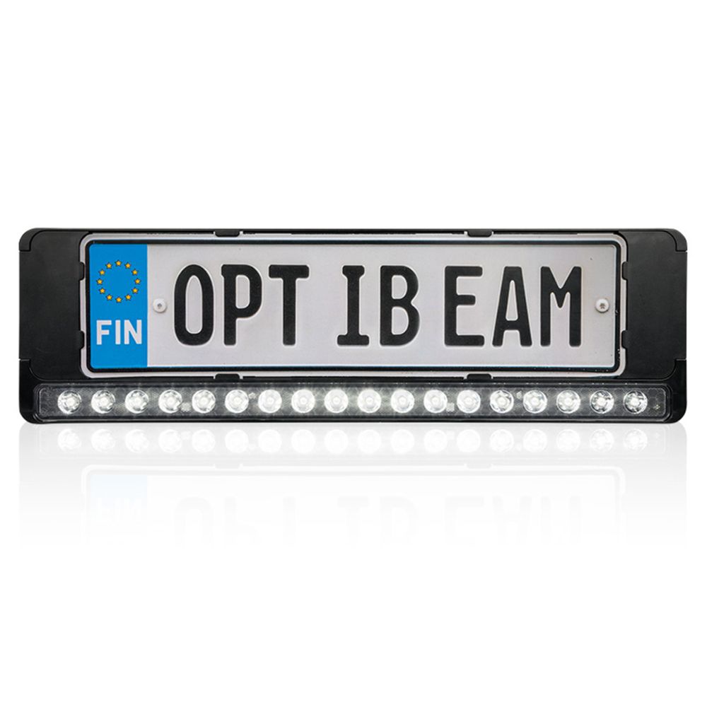 Optibeam E-BAR Single lisävalo integroidulla rekisterikilpitelineellä Ref.40