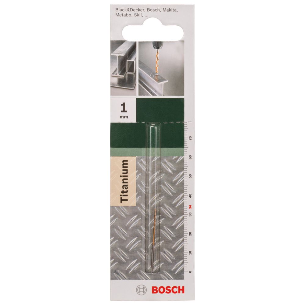 Bosch metalliporanterä HSS-TiN DIN 338, 2 x 49 mm