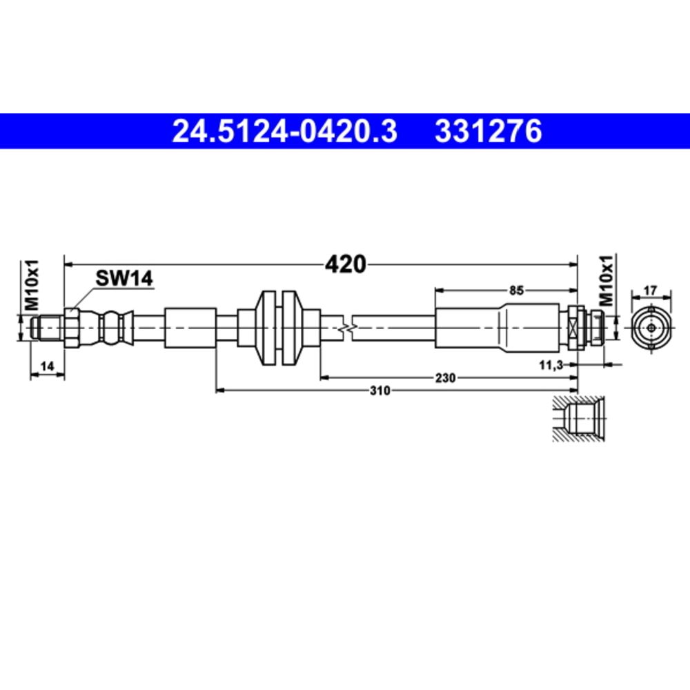 Pidurivoolik 23-3222