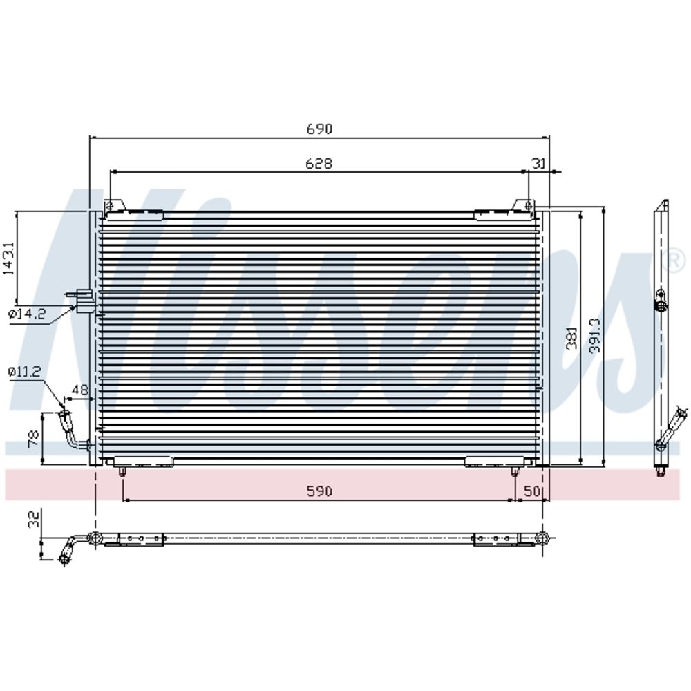 Kliimaseadme kondensaator 30-00296