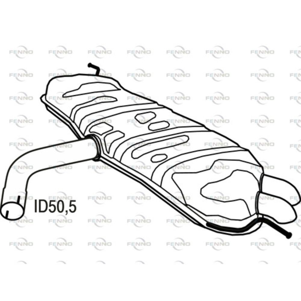 Takaäänenvaimentaja 14-72081