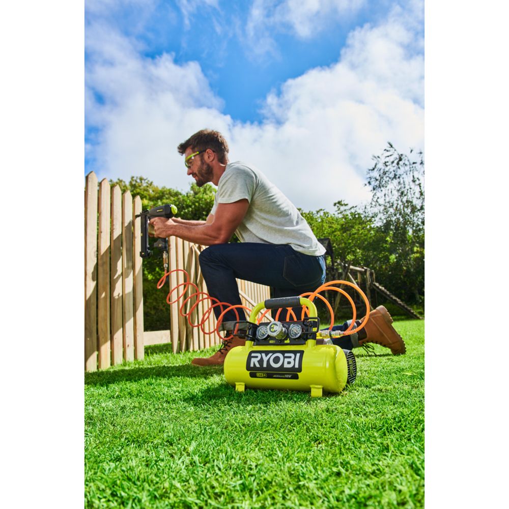 Ryobi ONE+ akukompressor, R18AC-0 korpus
