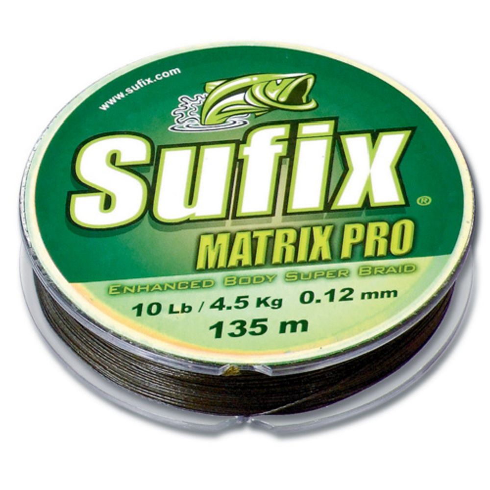 Sufix Matrix Pro flätlina 135 m grön