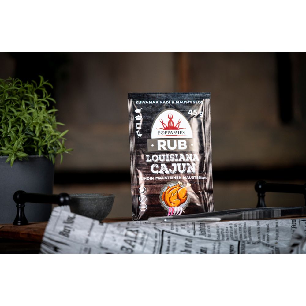 Poppamies Rub Louisiana Cajun kryddmix 45 g