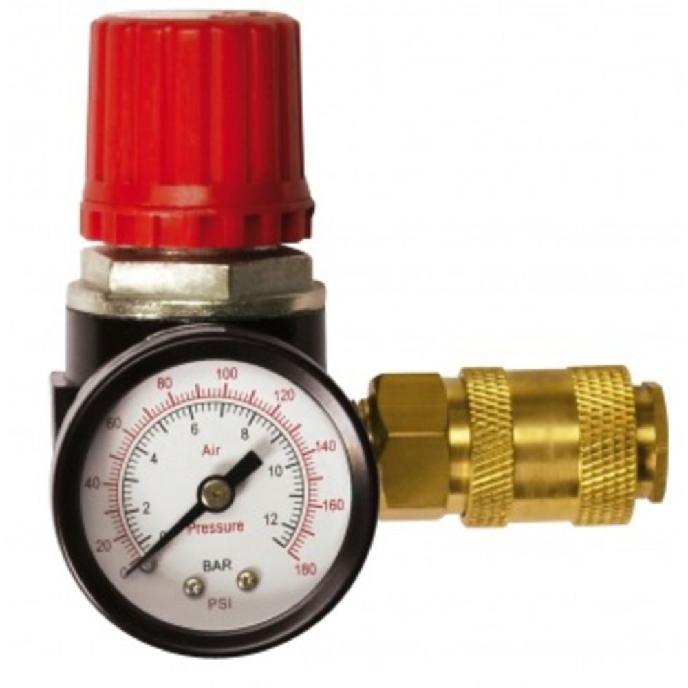 Stanley tryckregulator med manometer 1/4"