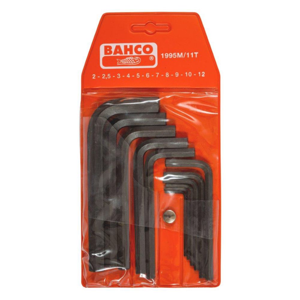 Bahco 1995M/11T kuusiokoloavainsarja 2-12 mm 11 osaa