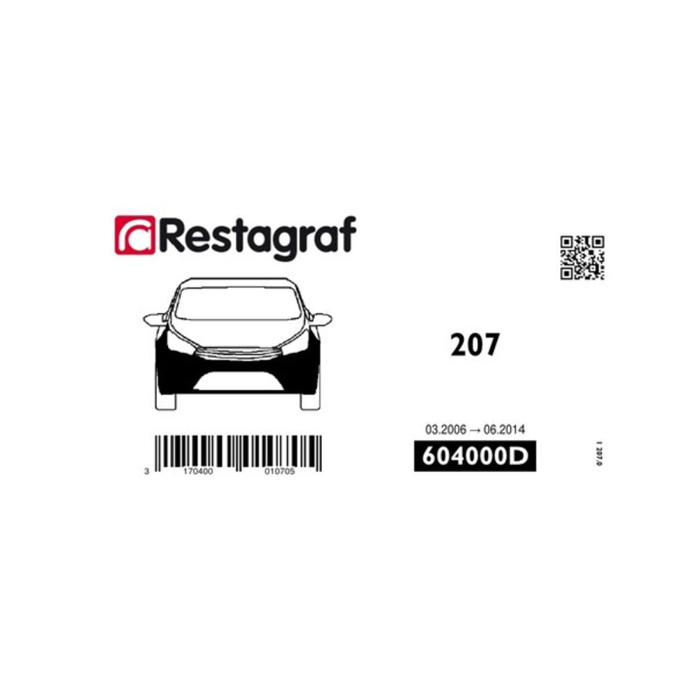 Kinnituskomplekt Peugeot esipamper 604000D 27 osa
