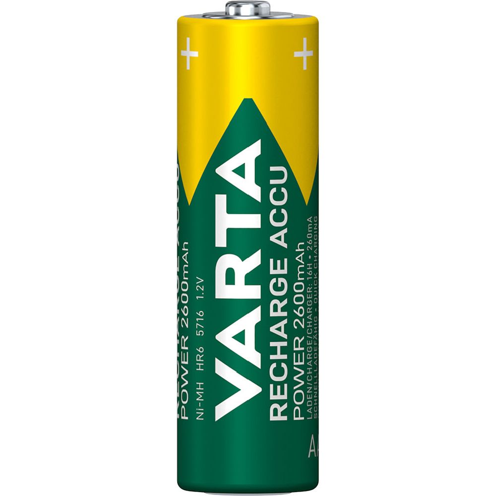 VARTA Recharge Accu Power AA 2600mAh akkuparisto, 4 kpl