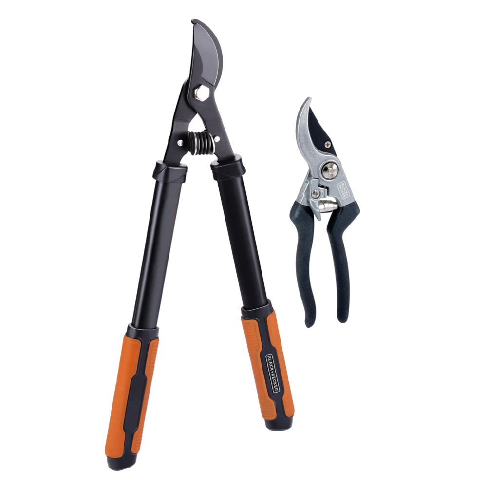 Black+Decker raivaus- ja oksasakset