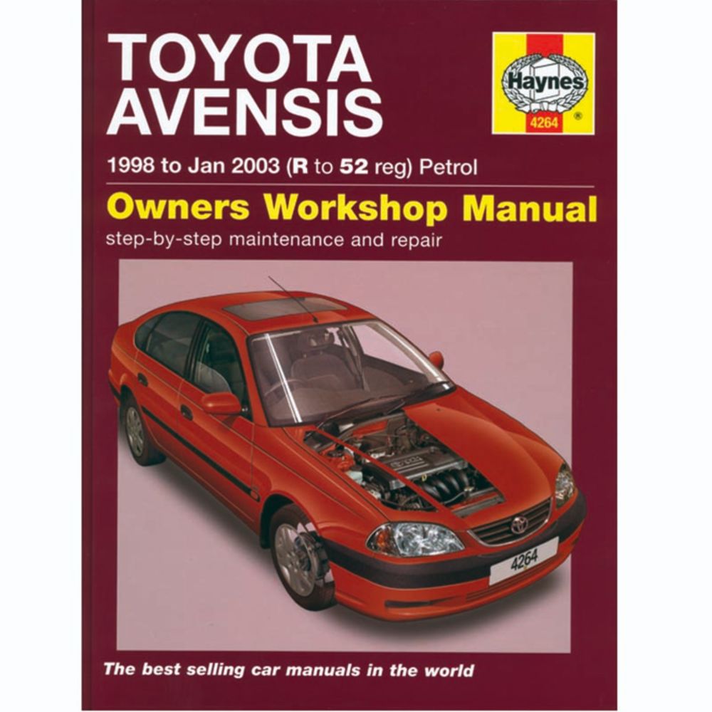 Korjausopas Toyota Avensis 98->03 englanninkielinen