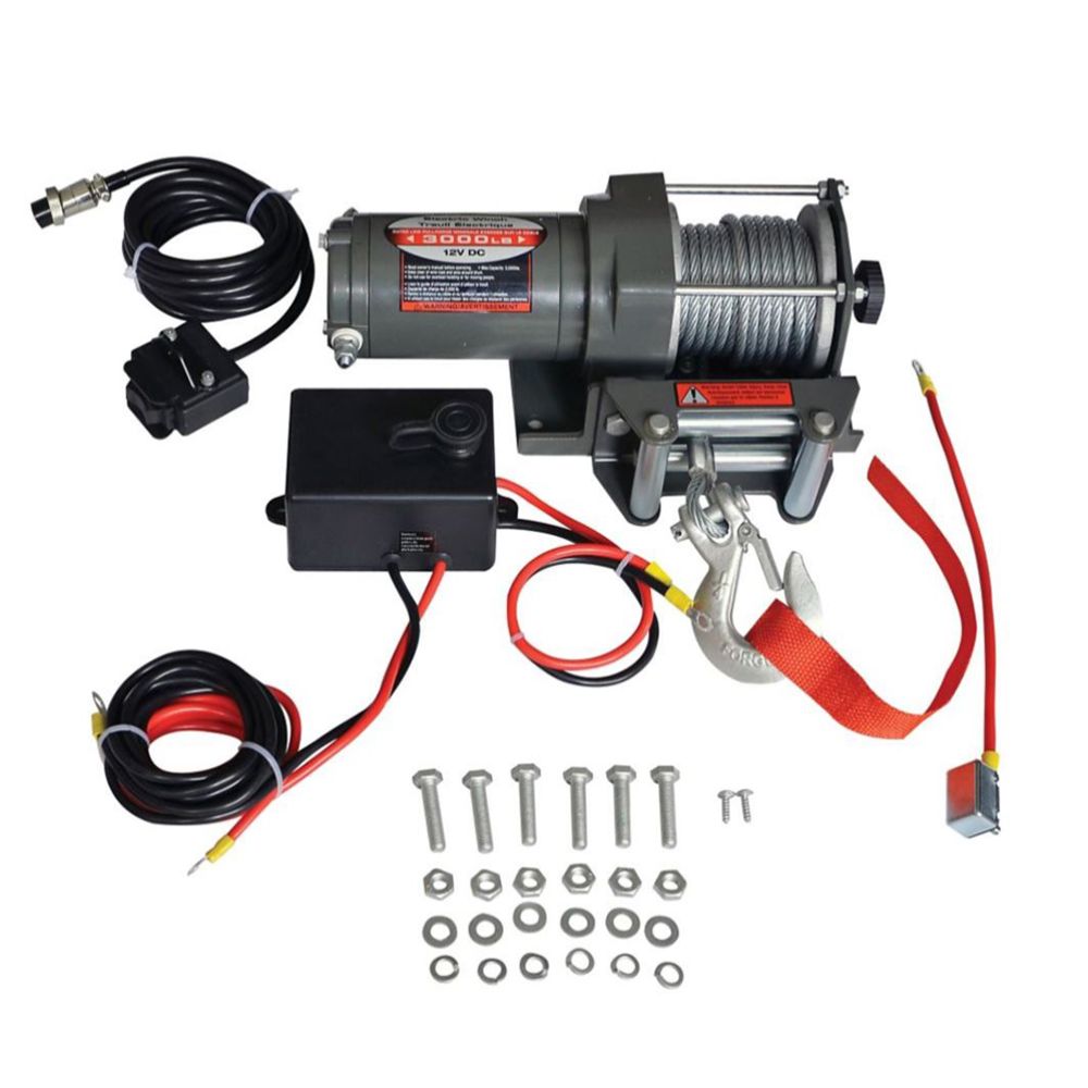 Tundra Tested ATV/UTV elektriline vints, 1360 kg, 12 V / 0,9 kW
