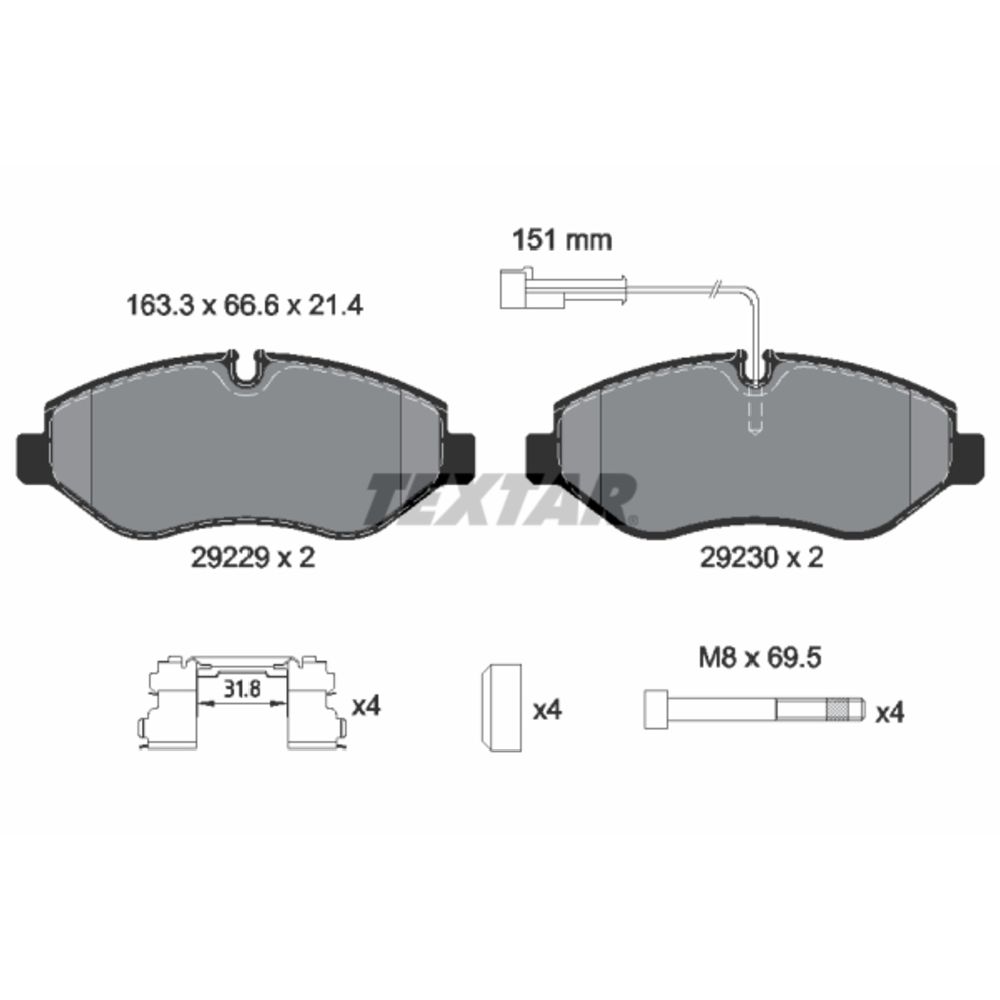 Piduriklotside komplekt 97-23266