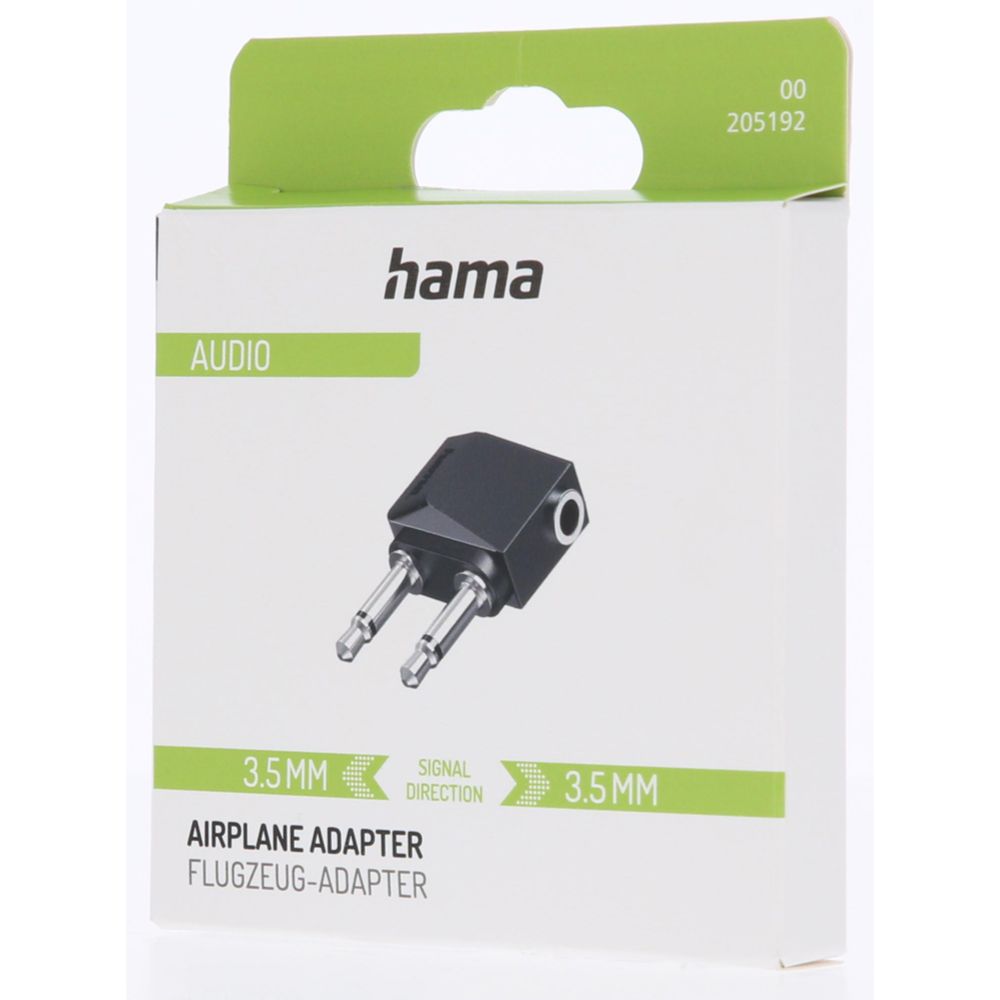Hama Audioadapteri, 2 x 3,5 mm mono uros - 3,5 mm naaras