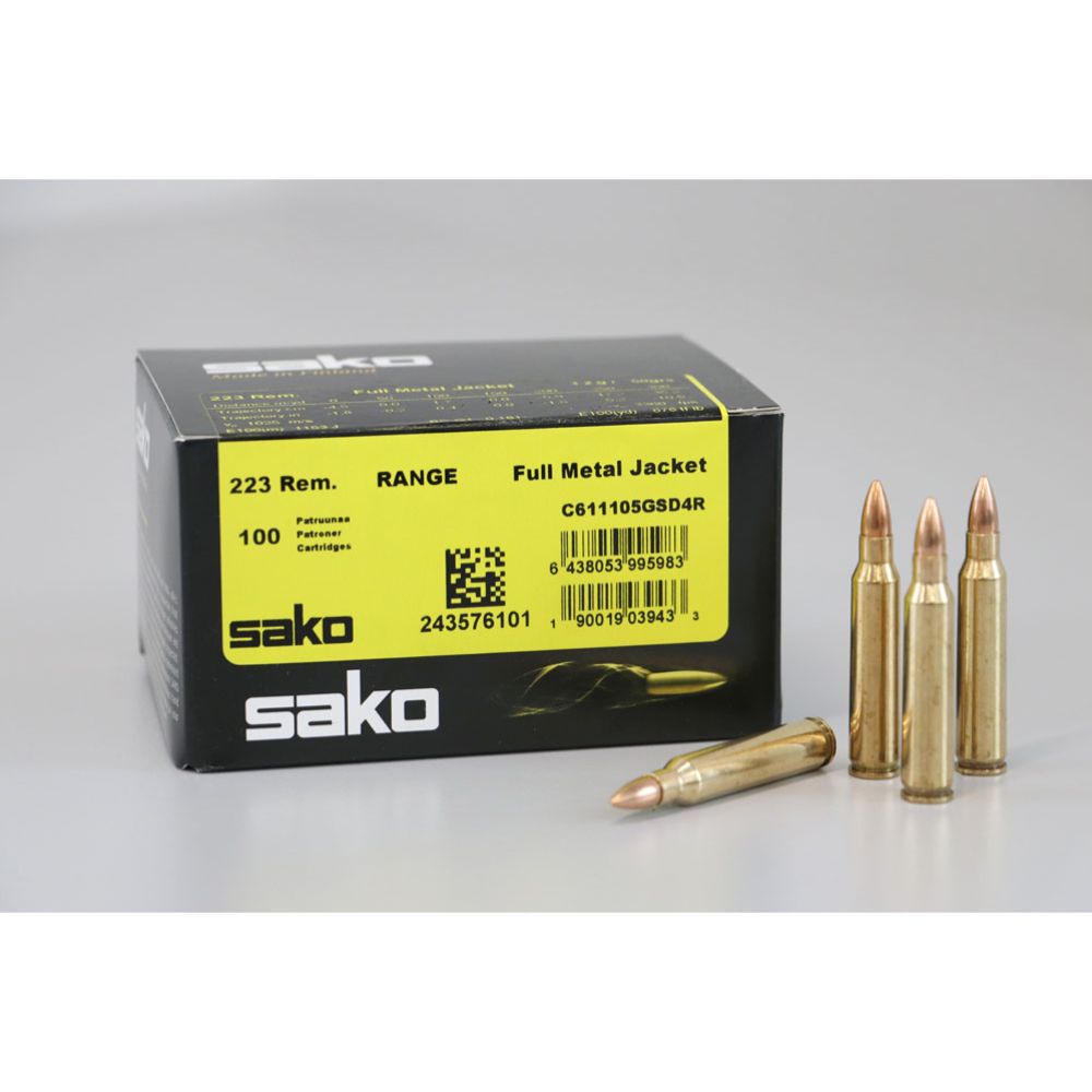 Sako .223 Rem Range 3,2 g 100 kpl