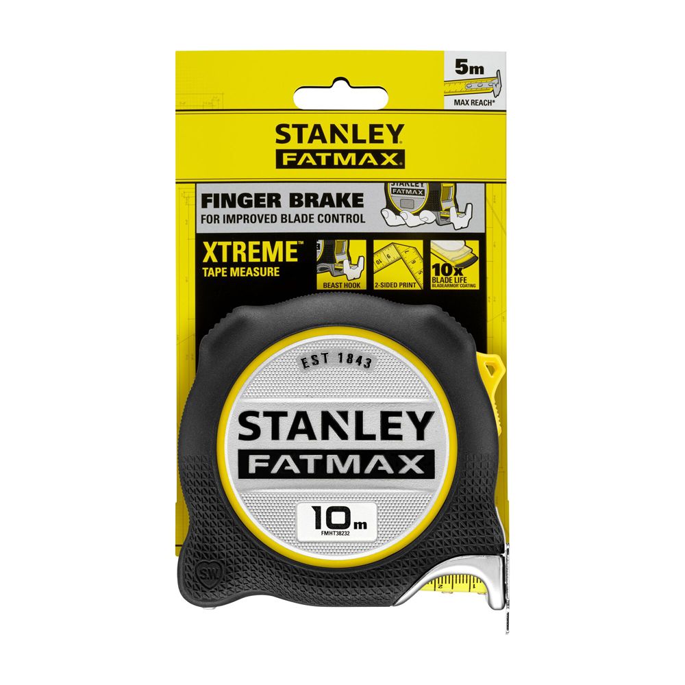 Stanley Fatmax Supercharge mõõdulint 10 m