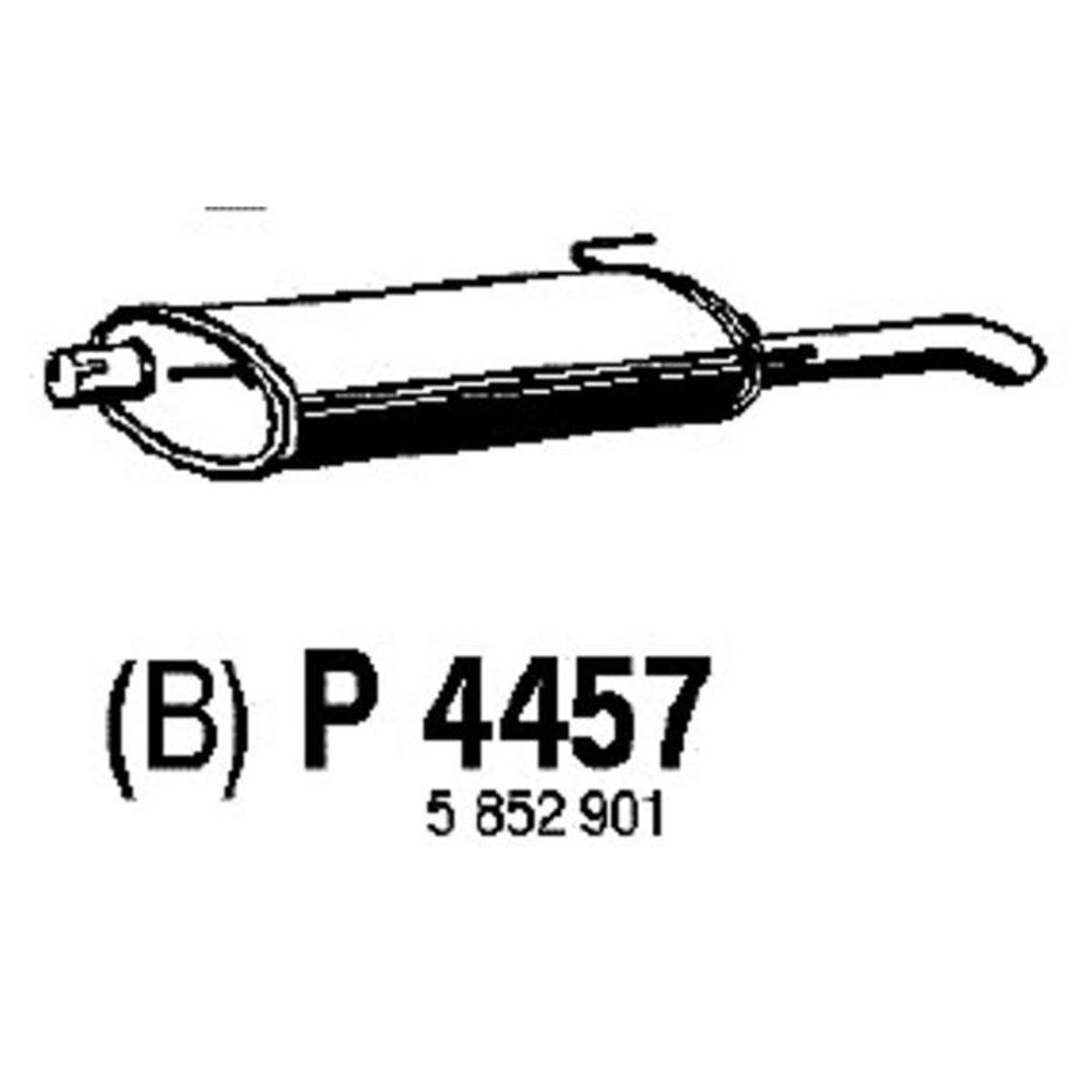 Takaäänenvaimentaja 14-4457