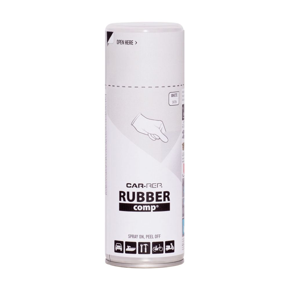 RUBBERcomp Kumimaali Valkoinen 400 ml