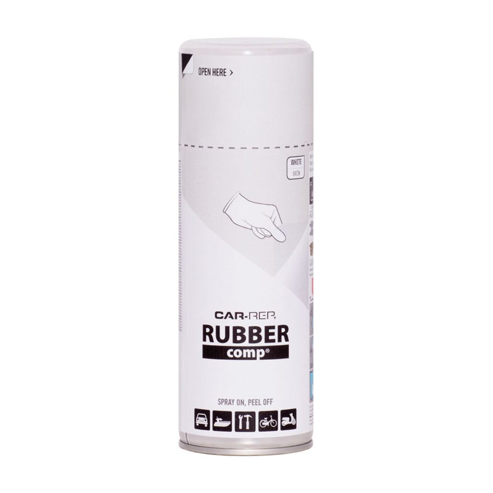 RUBBERcomp gummifärg vit 400 ml