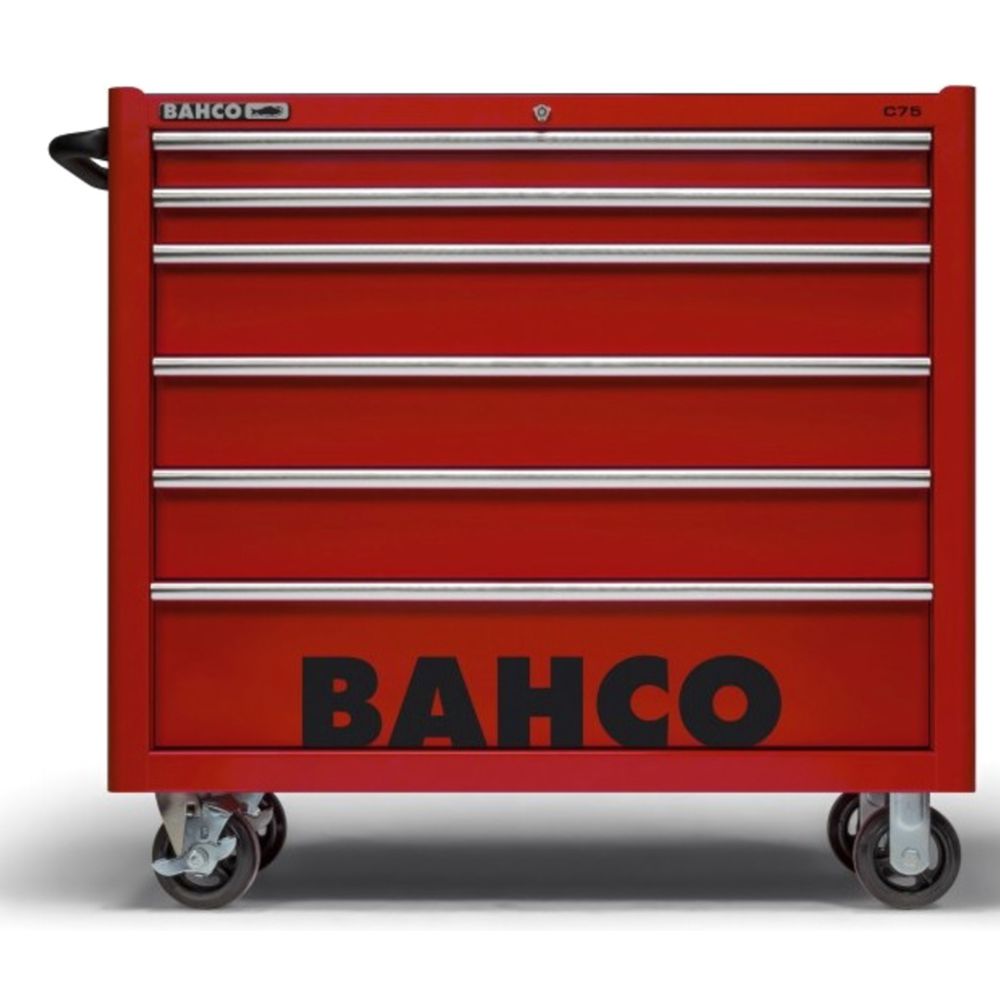 Bahco 1475KXL6RED tööriistakäru C75 punane 6 sahtlit