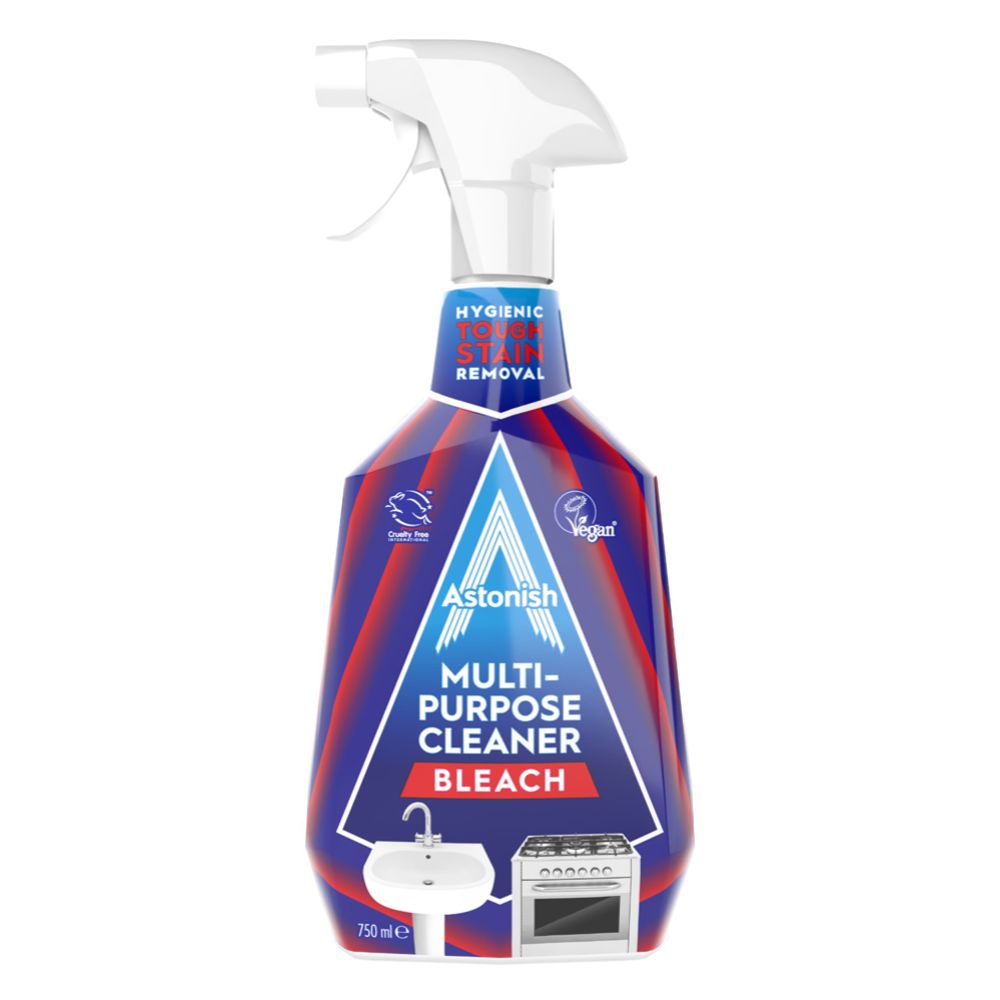 Astonish Multi-Purpose Cleaner with Bleach üldpuhastusvahend valgendiga 750ml
