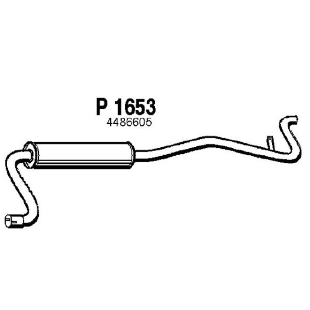 Takaäänenvaimentaja 14-1665