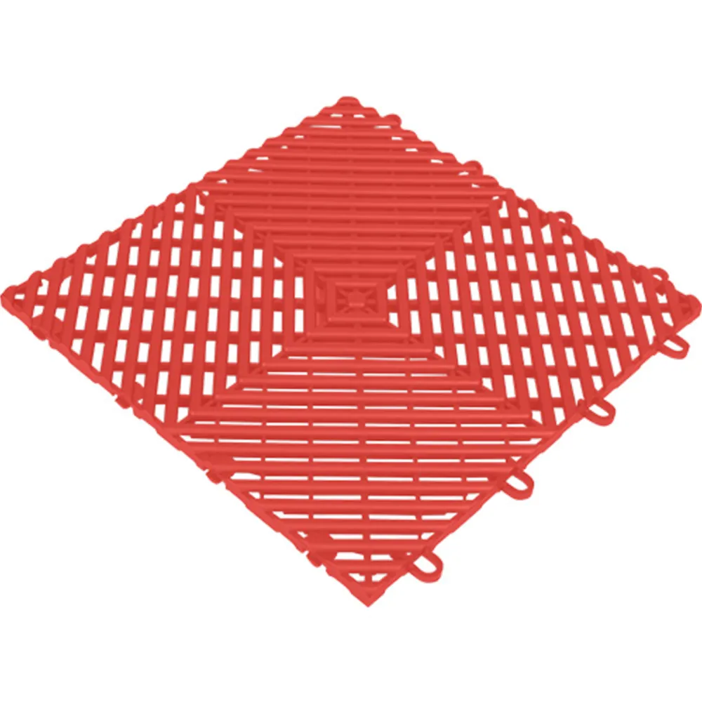 Racedeck Freeflow Tile "Punainen" 4 kpl