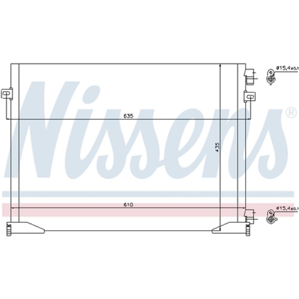 Ilmastointilaitteen lauhdutin 30-00498
