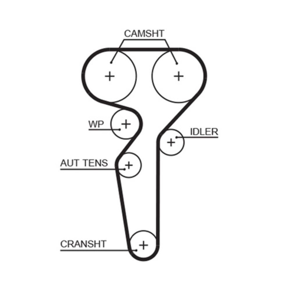 Vesipumppu + hammashihnasarja 25-00211