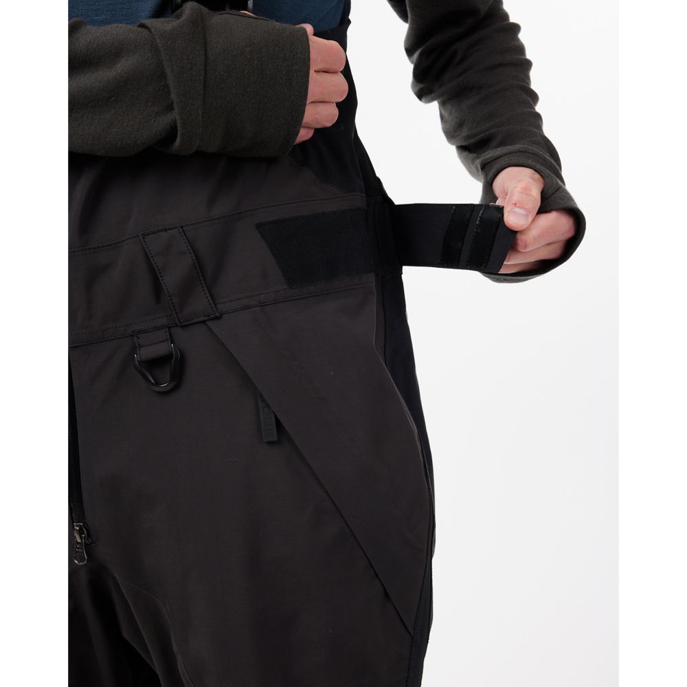 Tobe Vivid Bib skoterbyxor Jet Black
