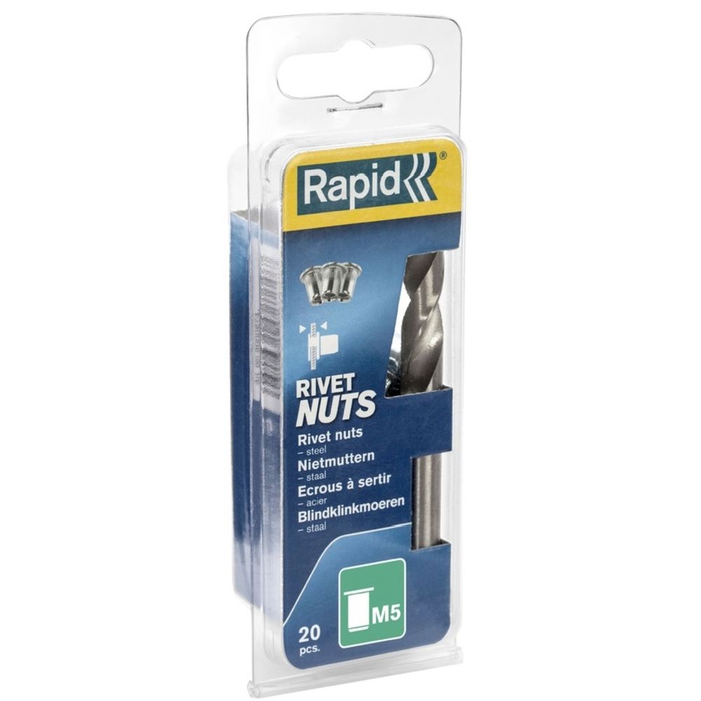 Rapid mutteriniitti M5 20 kpl