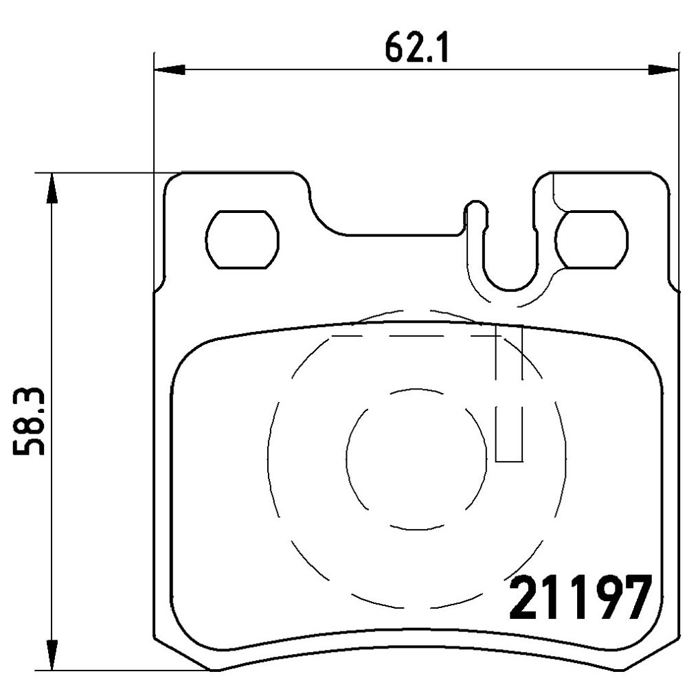Piduriklotside komplekt 97-22354