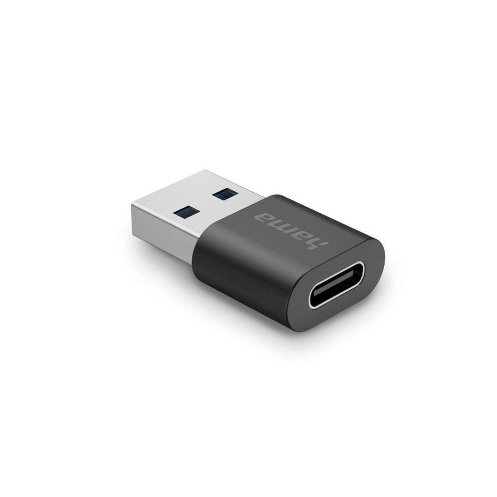 Hama USB-adapter USB-A hane till USB-C hona 10 Gbit/s
