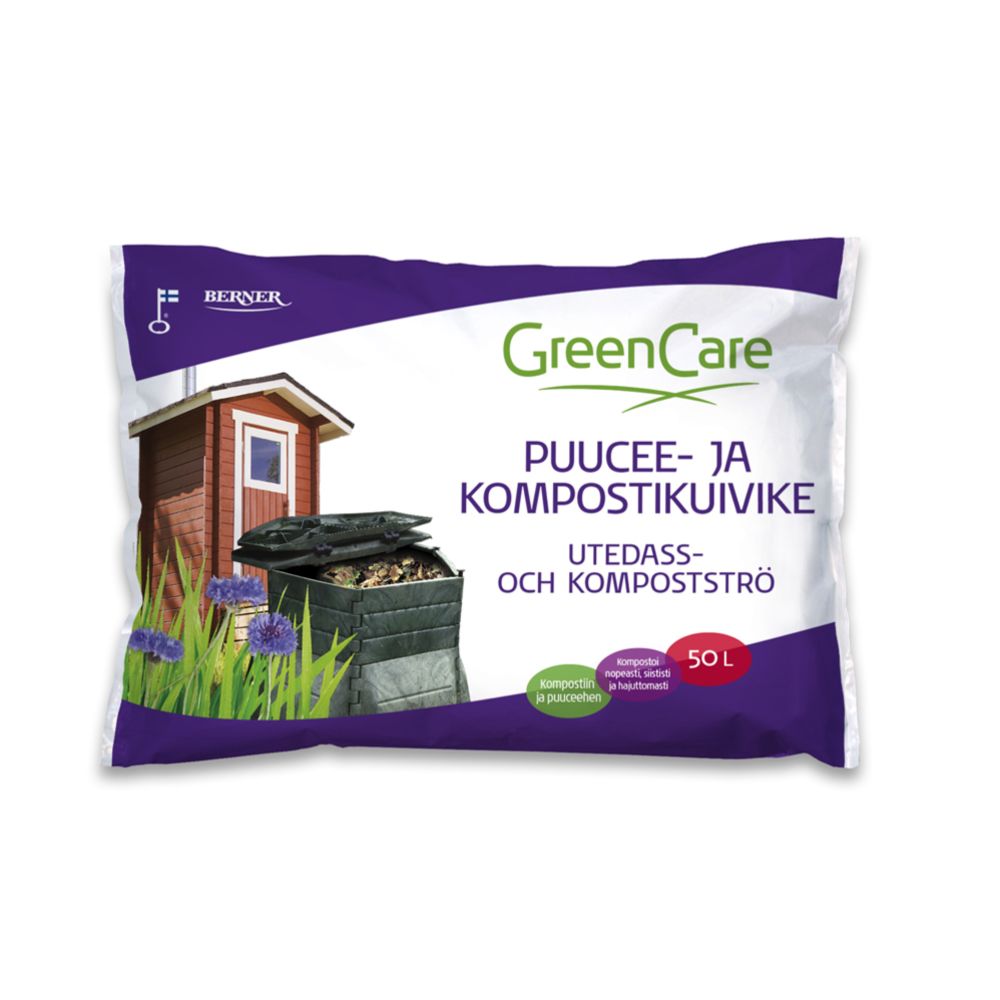 GreenCare puucee- ja kompostikuivike 50 l