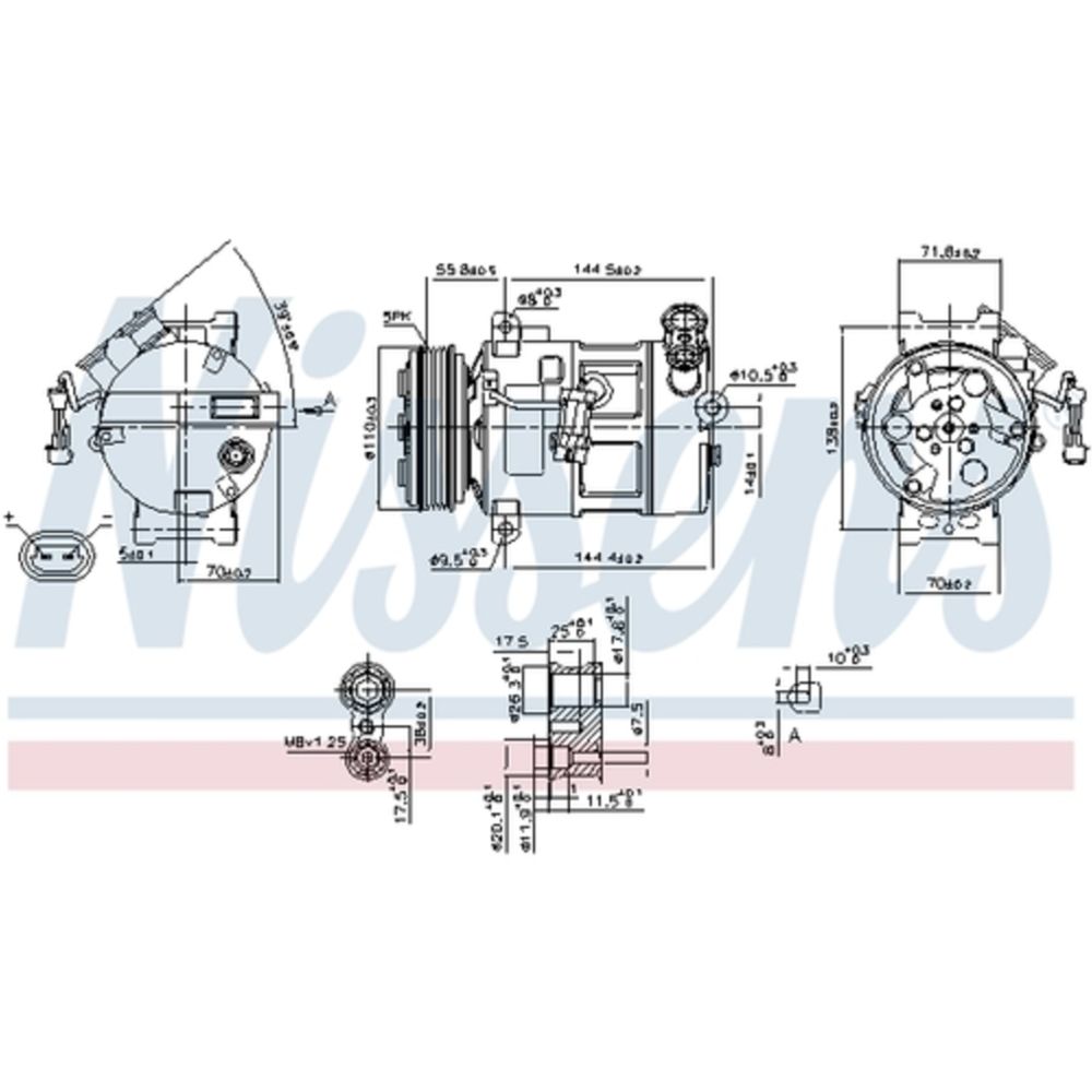 Ilmastointilaitteen kompressori 30-04012