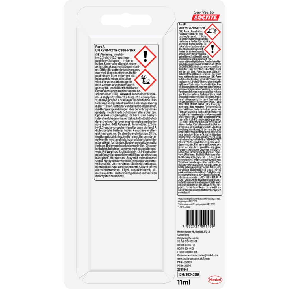 Loctite Power Epoxy 1 min epoxylim 11 ml