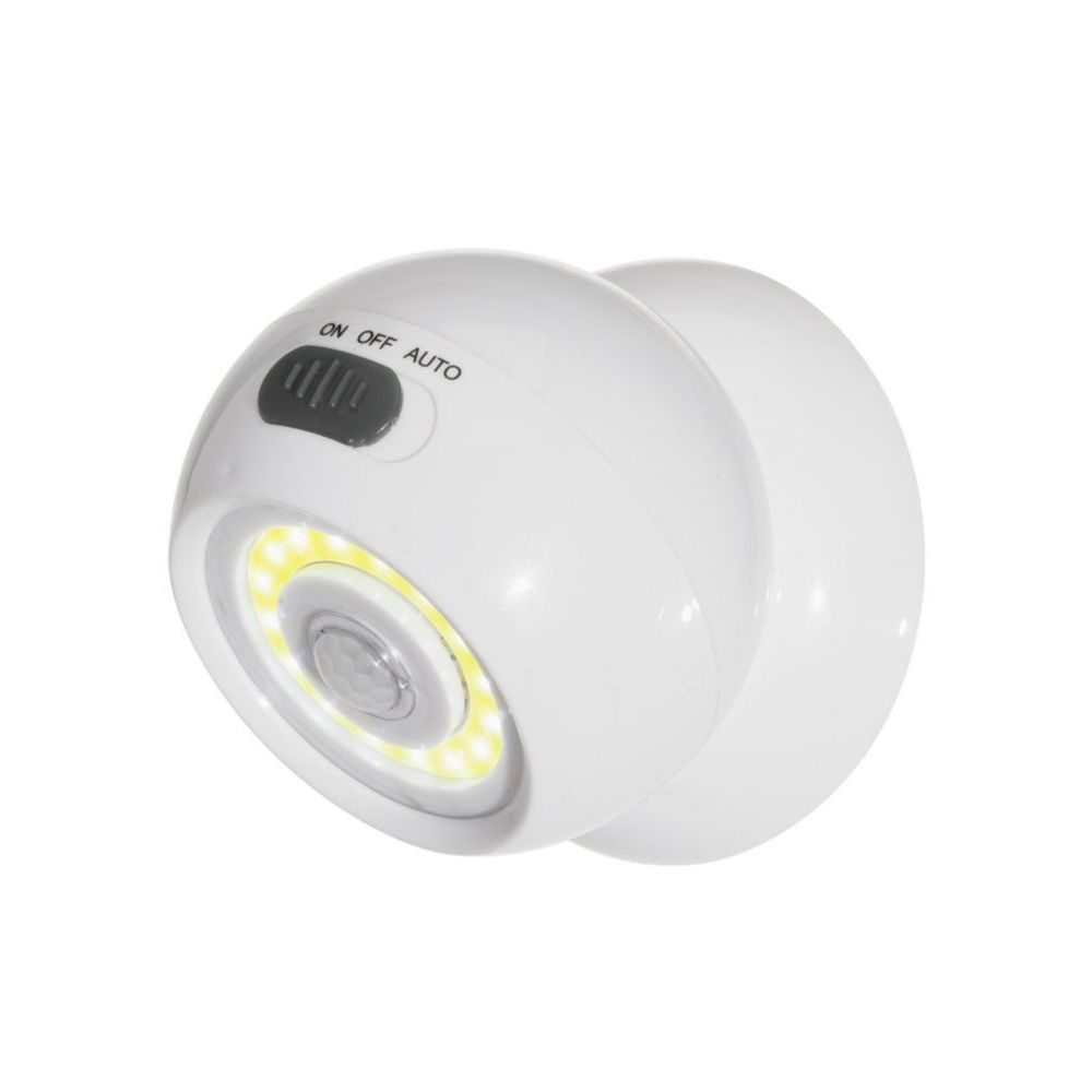 Finnlumor LED-paristovalaisin liiketunnistimella ja magneetilla 3 W 120 lm 3 x AAA valkoinen