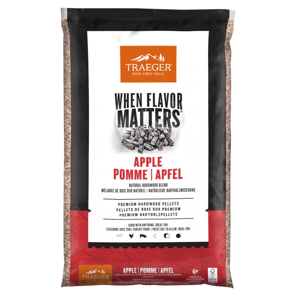 Traeger FSC pellets äpple 9 kg