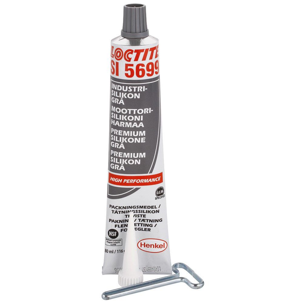 Loctite 5699 tihendussilikoon, hall, 80 ml