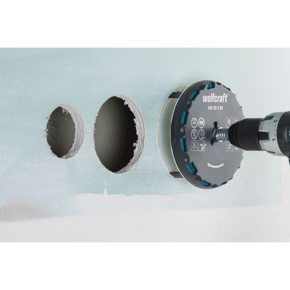 Wolfcraft® reguleeritav augusaag vineerile kipsplaadile jms 45-130 mm
