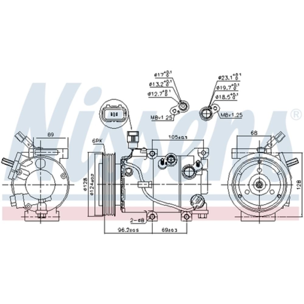 Ilmastointilaitteen kompressori 30-00268
