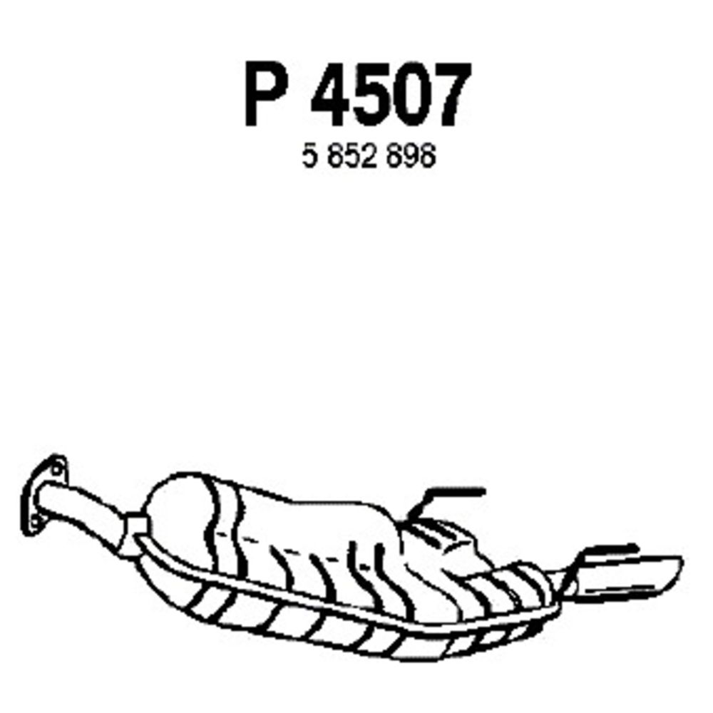 Takaäänenvaimentaja 14-4459