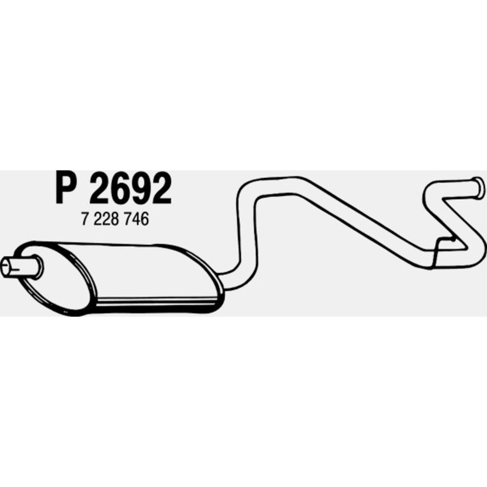Takaäänenvaimentaja 14-2693