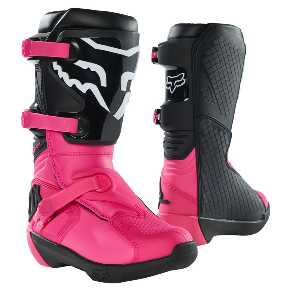 Fox Comp nuorten crossisaappaat musta/pinkki